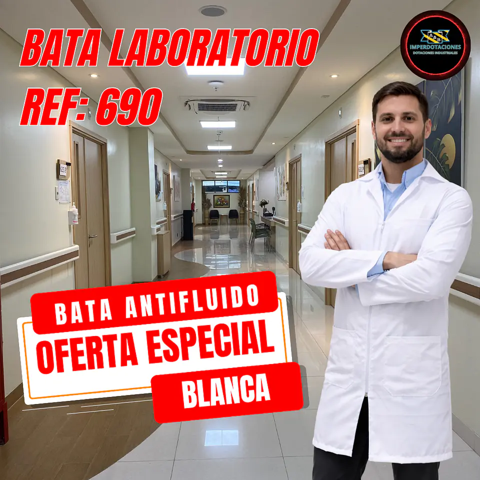 Bata Laboratorio bolsillos  1