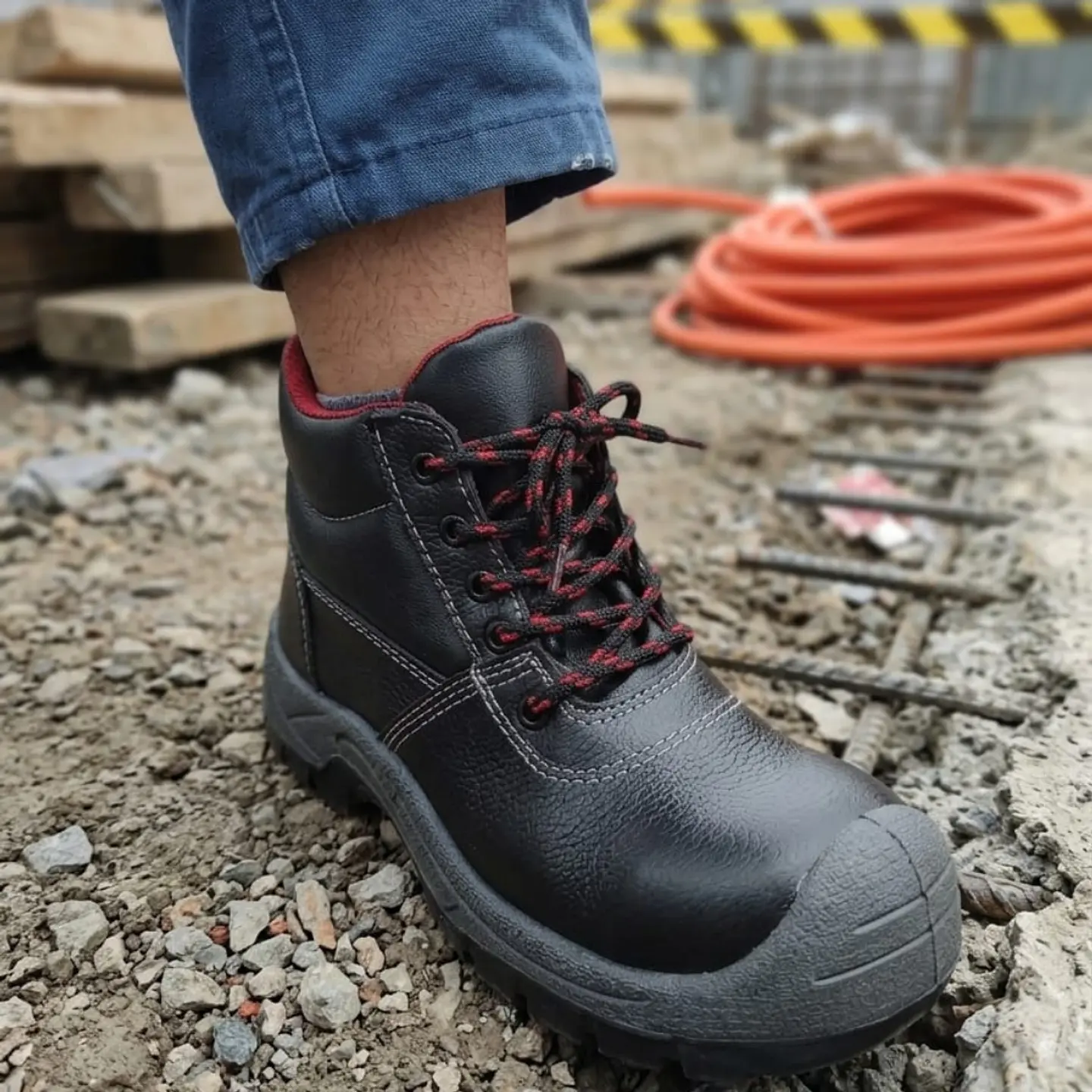 Combo Bota Industrial en Composite + Uniforme Jean Indigo 3