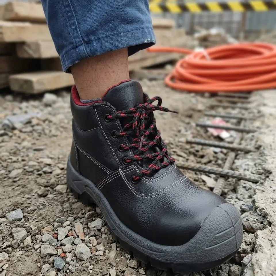 Combo Bota Industrial en Composite + Uniforme Jean Indigo 3