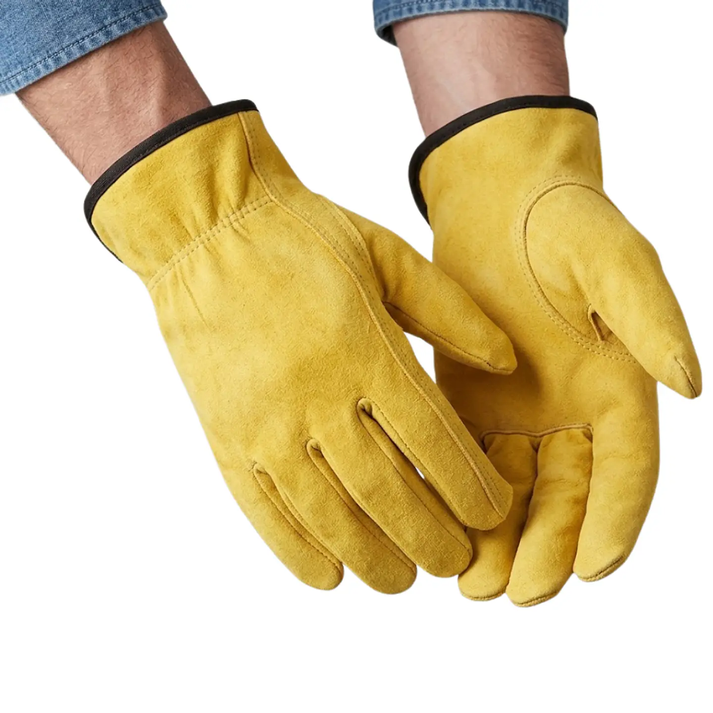 GUANTES CARNAZA GRIS 4