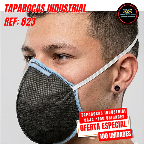 Tapabocas Industrial – Caja x 100 Unidades