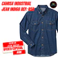 Camisa Industrial Jean Indigo - Miniatura 1