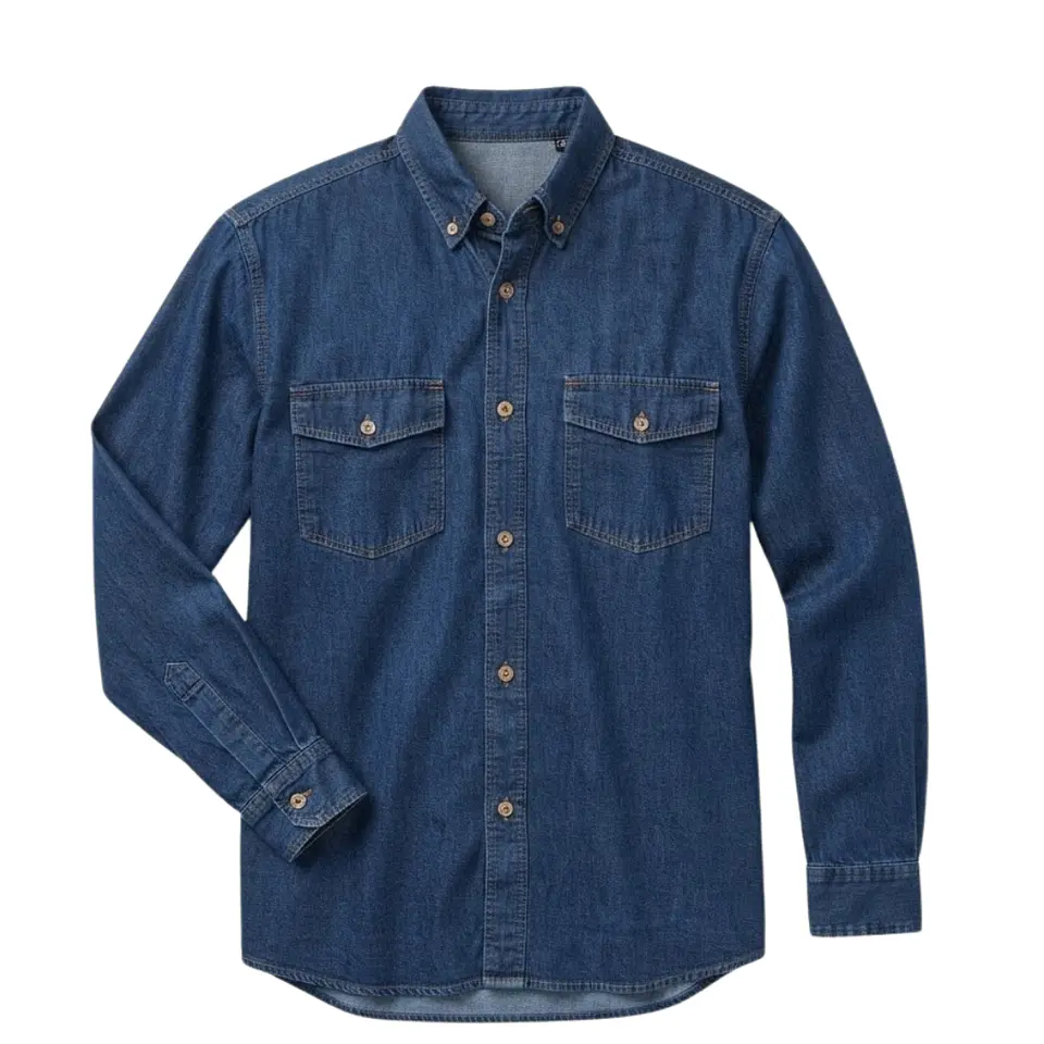 Camisa Industrial Jean Indigo 2