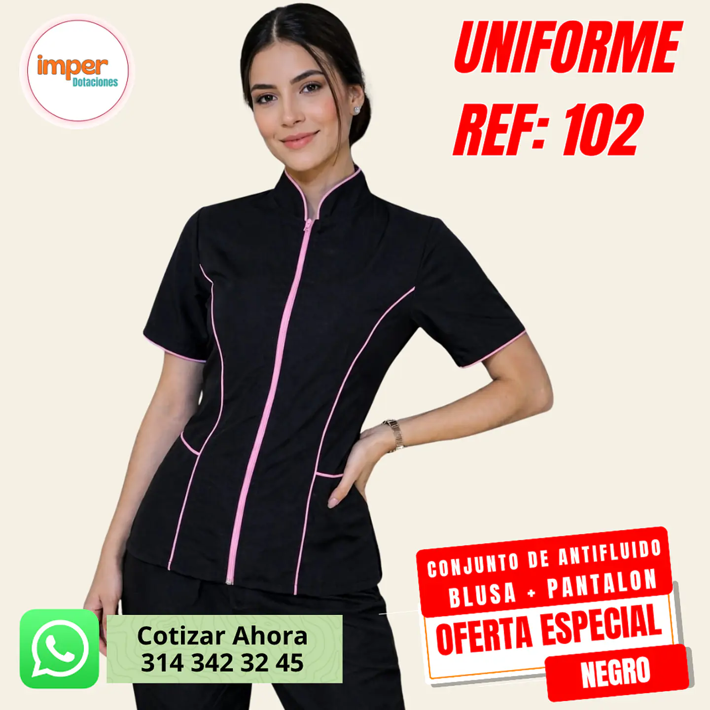Uniforme Antifluido Ref: 102 1