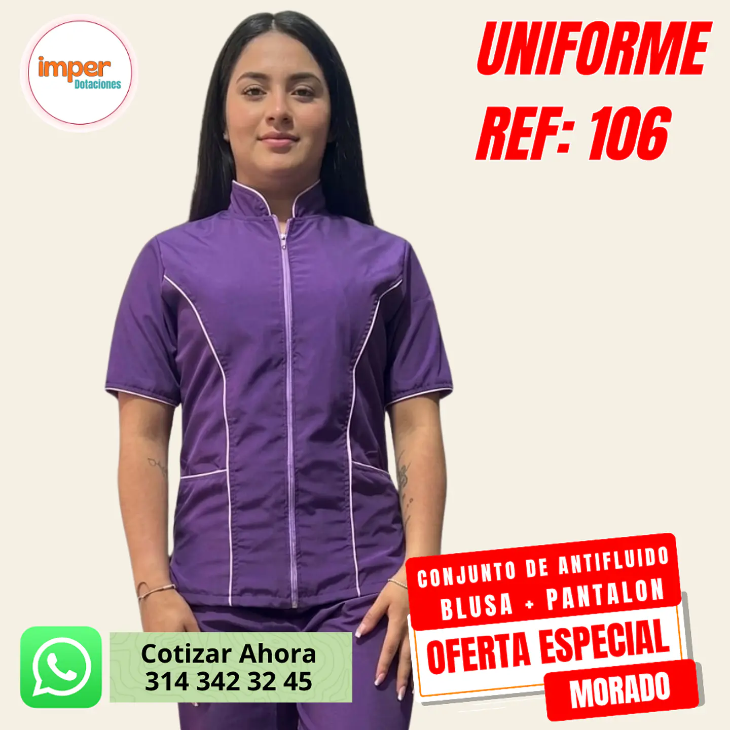 Uniforme Antifluido Ref: 106 1