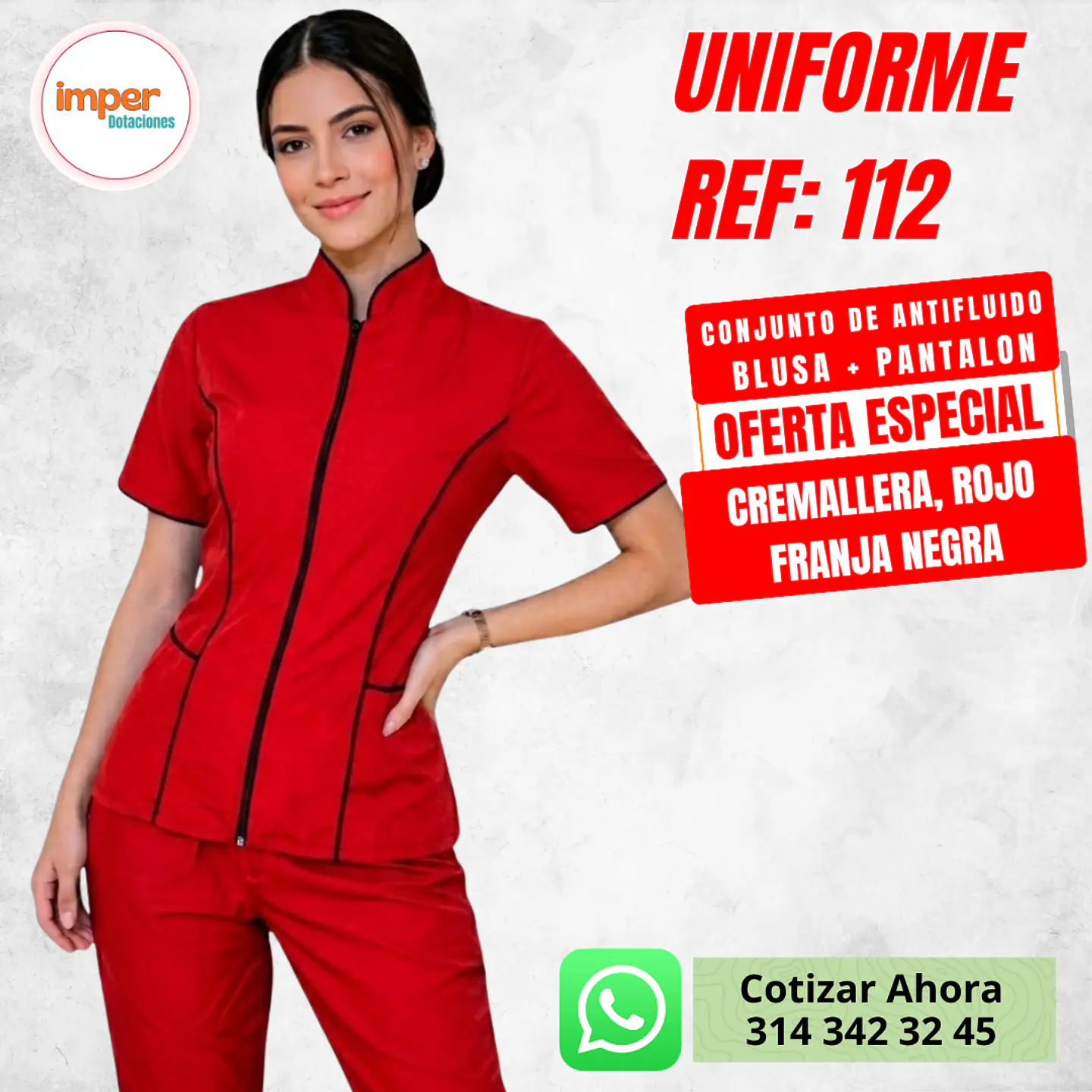 Uniforme Antifluido Ref: 112 1