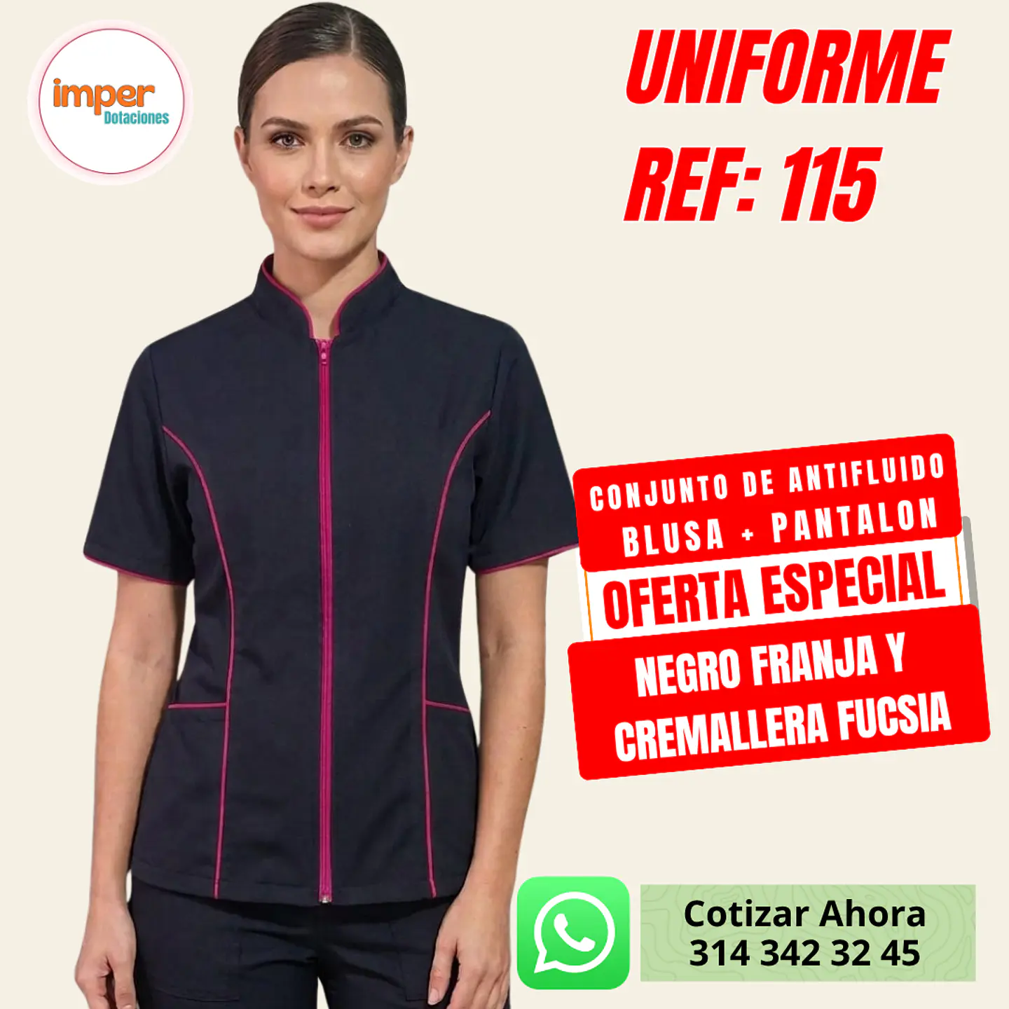 Uniforme Antifluido Ref: 115 1