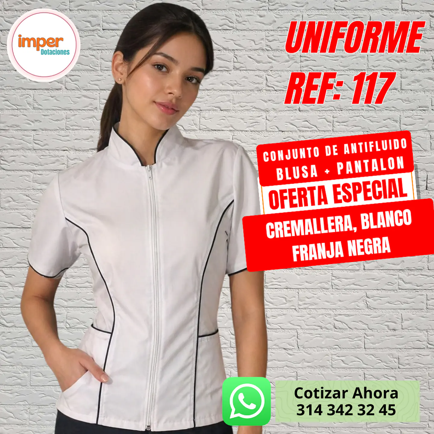 Uniforme Antifluido Ref: 117 1