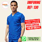Uniforme Antifluido Cuello V Hombre PLUS - Miniatura 1