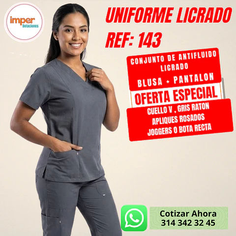 UNIFORME LICRADO ANTIFLUIDO 