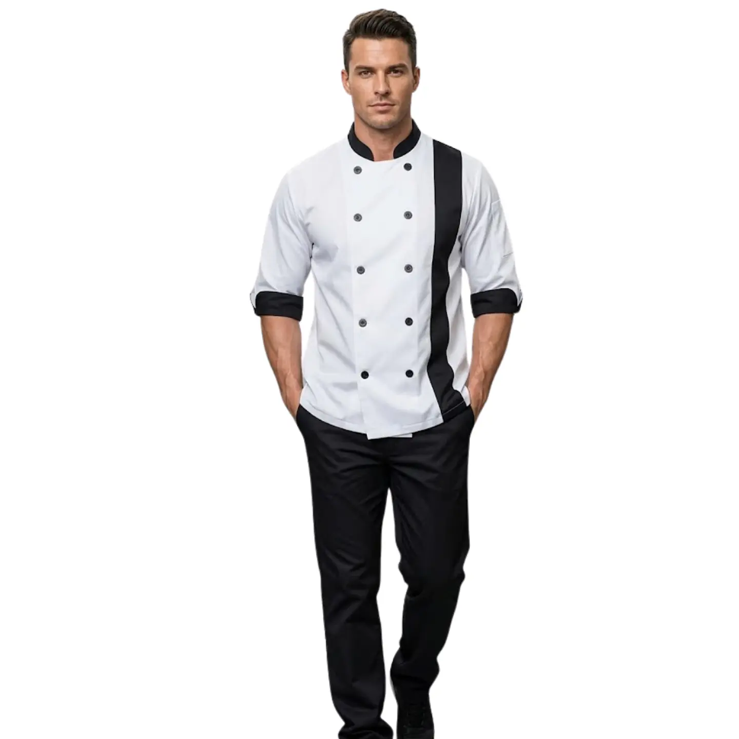 Uniforme Antifluido Tipo Chef Ref 5