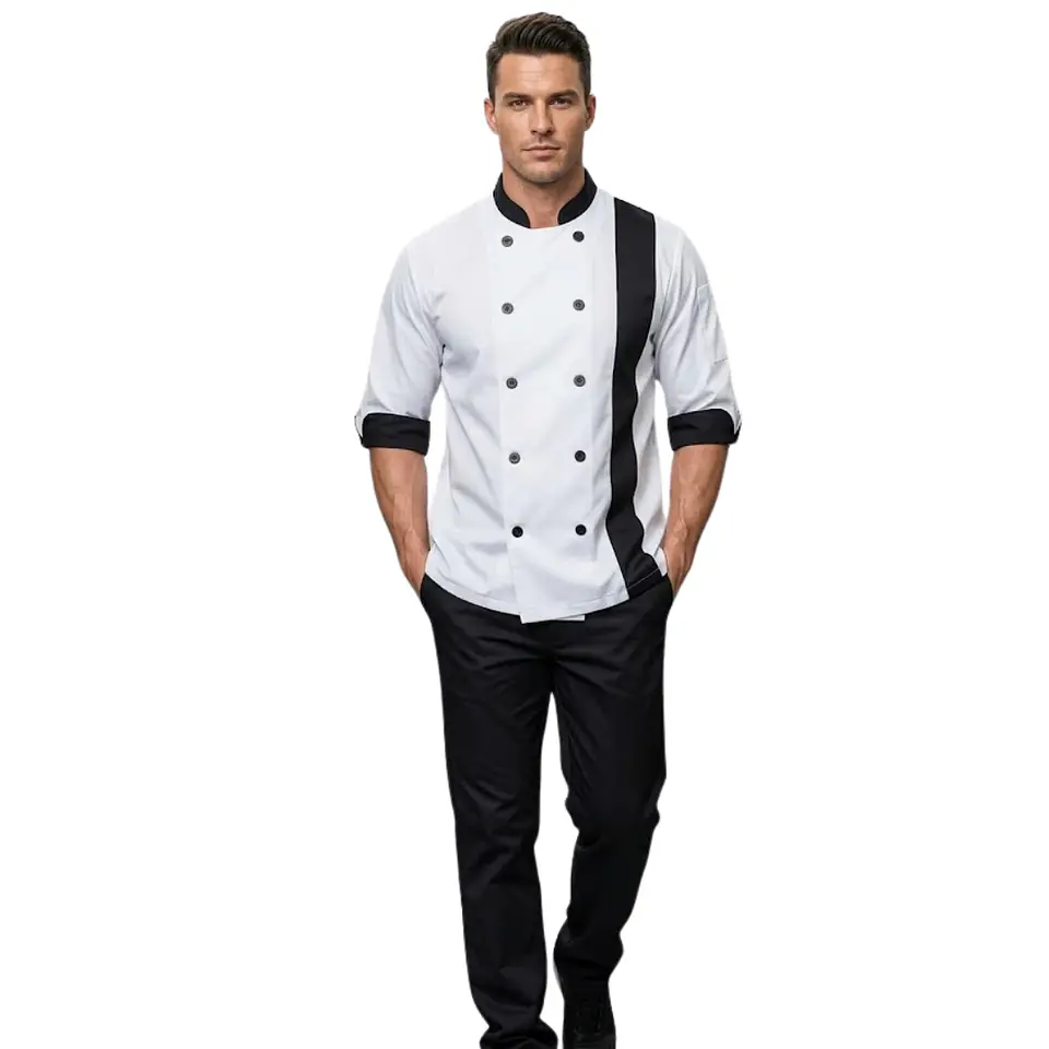 Uniforme Antifluido Tipo Chef Ref 5