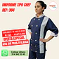 Uniforme Antifluido Tipo Chef Dama - Miniatura 1