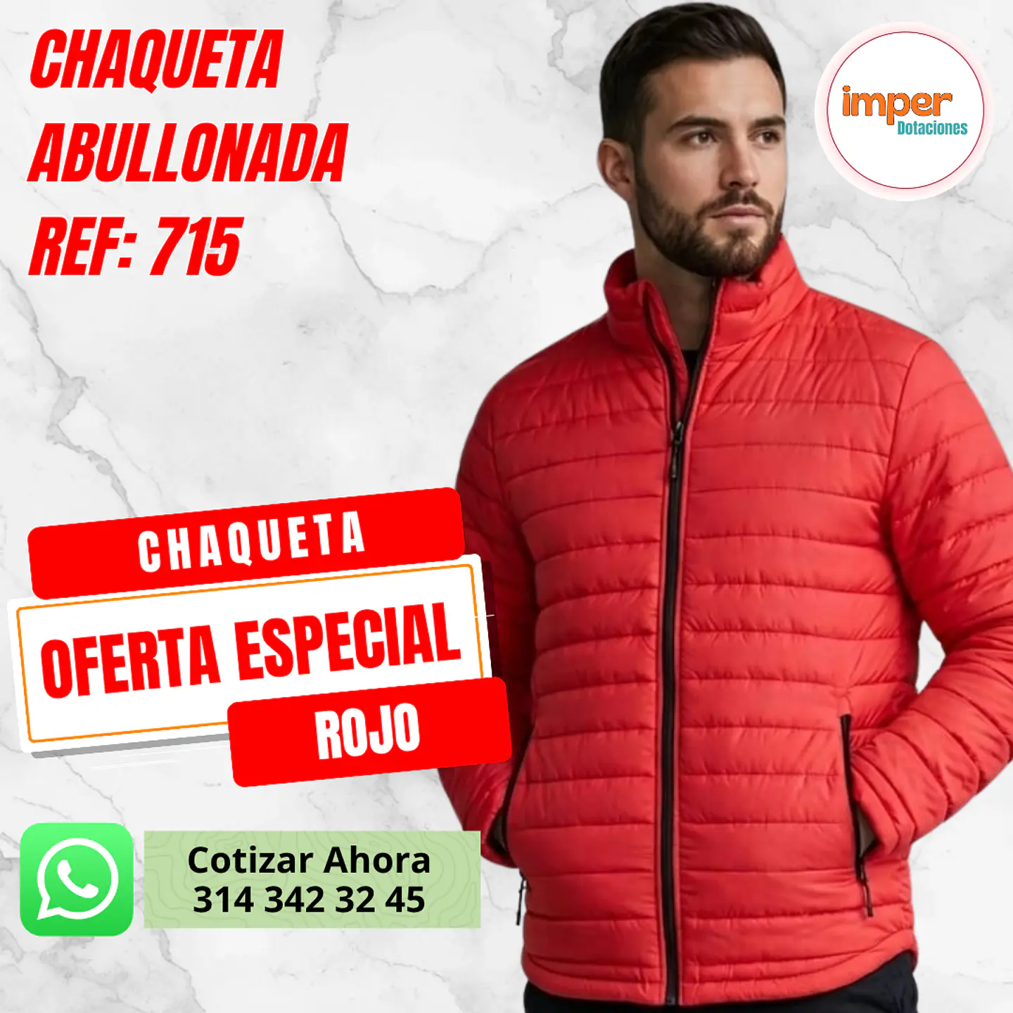 Chaqueta Abullonada  1