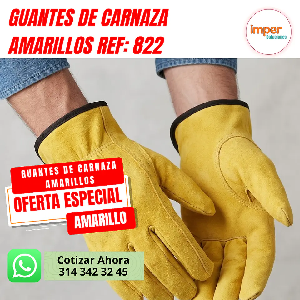 GUANTES CARNAZA GRIS 3