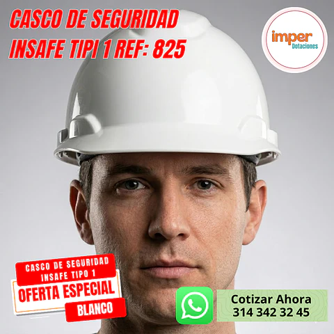 Casco de Seguridad INSAFE Blanco