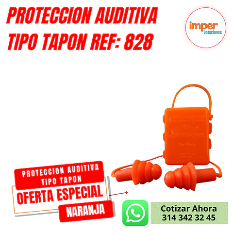 Protección Auditiva Tipo Tapón