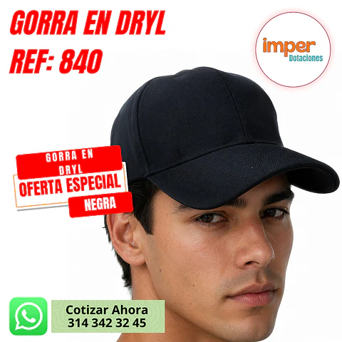 Gorra en Dryl