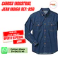 Camisa Industrial Jean Indigo - Miniatura 1