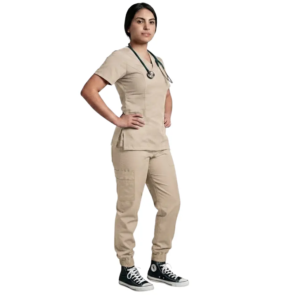 Uniforme Antifluido Tipo Jogger y Camuflado 8