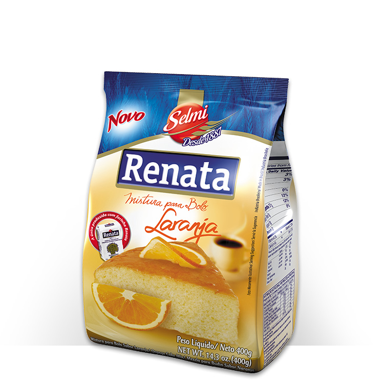 Mistura de Bolo Sabor Laranja - Renata 400g