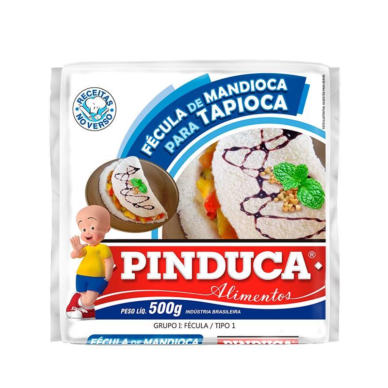 Fécula de Mandioca para Tapioca - Pinduca 500g