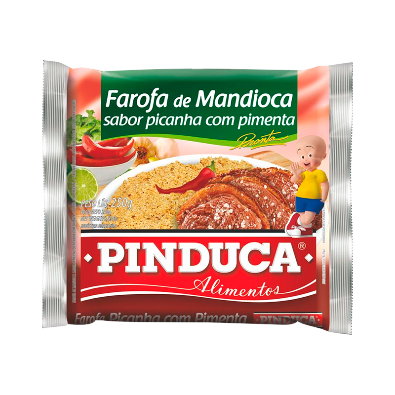 Farofa de Mandioca Picanha com Pimenta - Pinduca 250g
