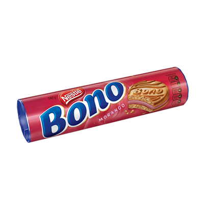 Biscoito Recheado Morango - Bono 126g