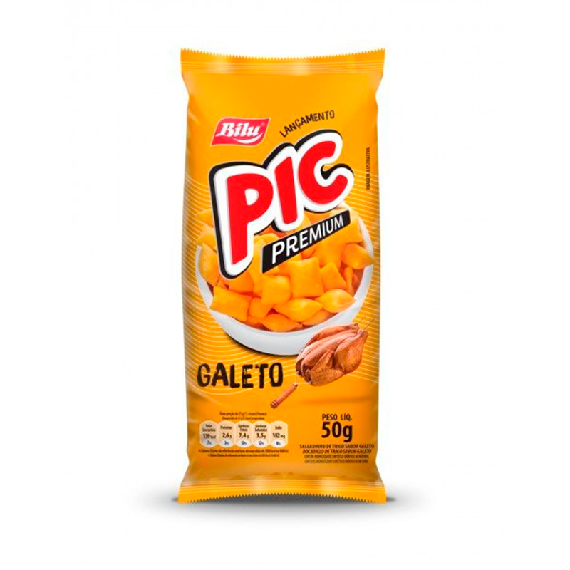 Salgadinho Pic Premium Galeto - Bilu 50g
