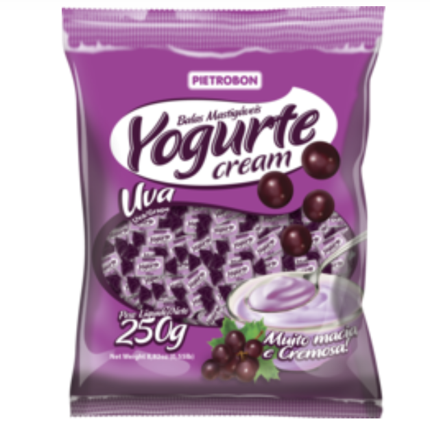 Bala de Yogurte Uva - Pietrobon 250g