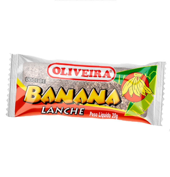 Doce de Banana Lanche Unidade - Oliveira 20g