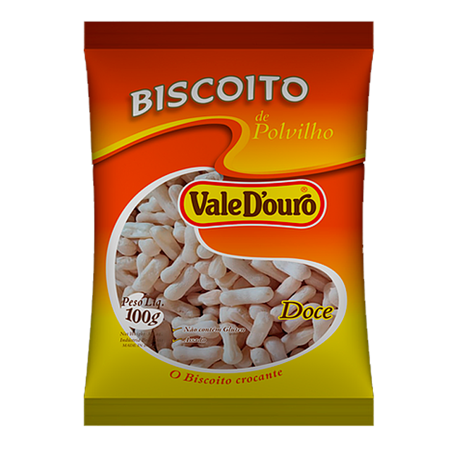 Biscoito de Polvilho Doce - Vale d'Ouro 100g