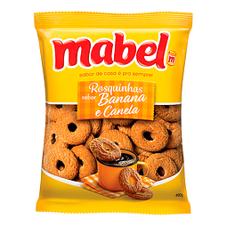 Rosquinha de Banana e Canela - Mabel 350g