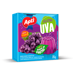 Gelatina em Pó Sabor Uva - Apti 35g