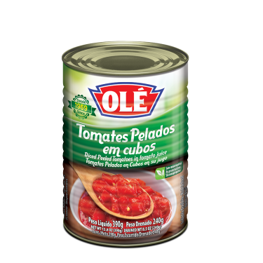 Tomate Pelado em Cubos - Olé 240g