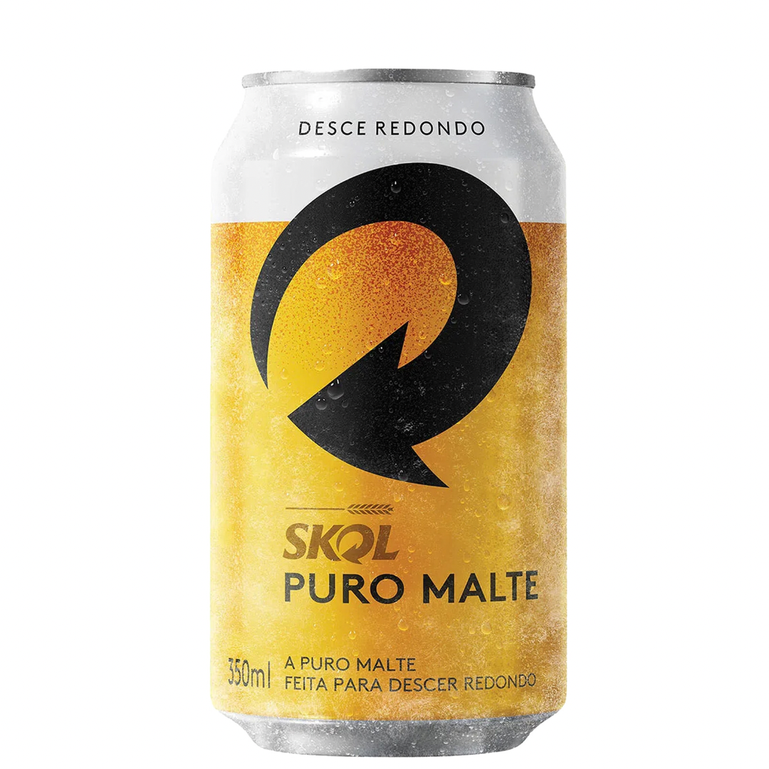 Cerveja Skol Puro Malte - 350ml