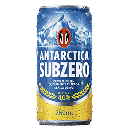 Cerveja Antarctica Subzero - Lata 269ml
