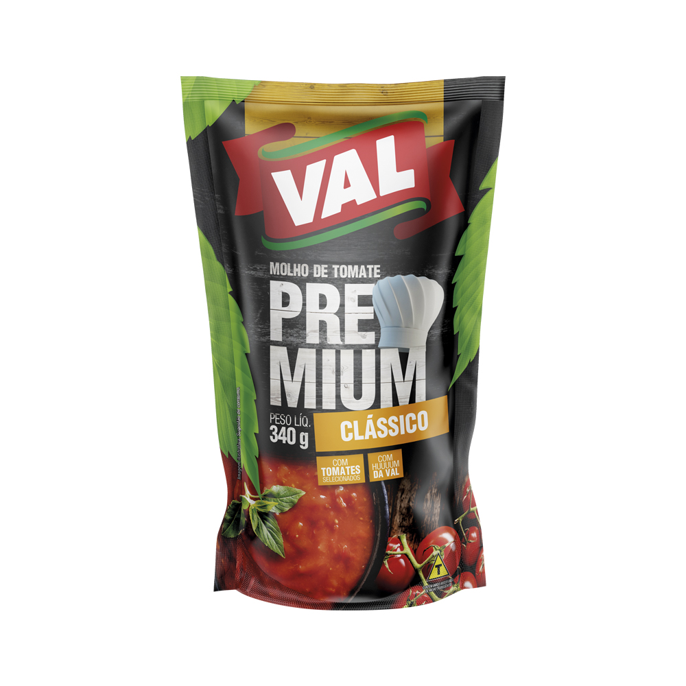 Molho de Tomate Premium 340g - Val