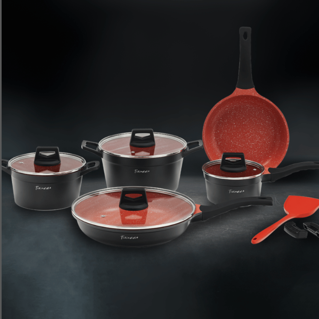 CJ de Panelas Trem de Cozinha TIZIANNO C/ Indução un