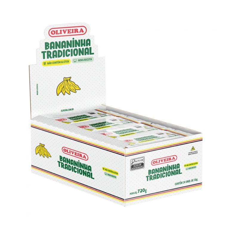 Bananinha Cremosa Caixa com 24 Unidades - Oliveira
