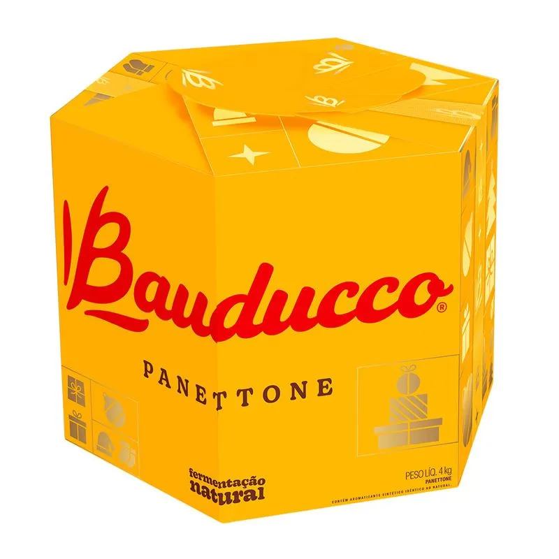 Panettone Frutas - Bauducco 4kg
