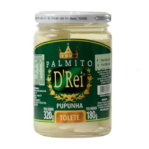 Palmito D´rei Inteiro Tolete 320g