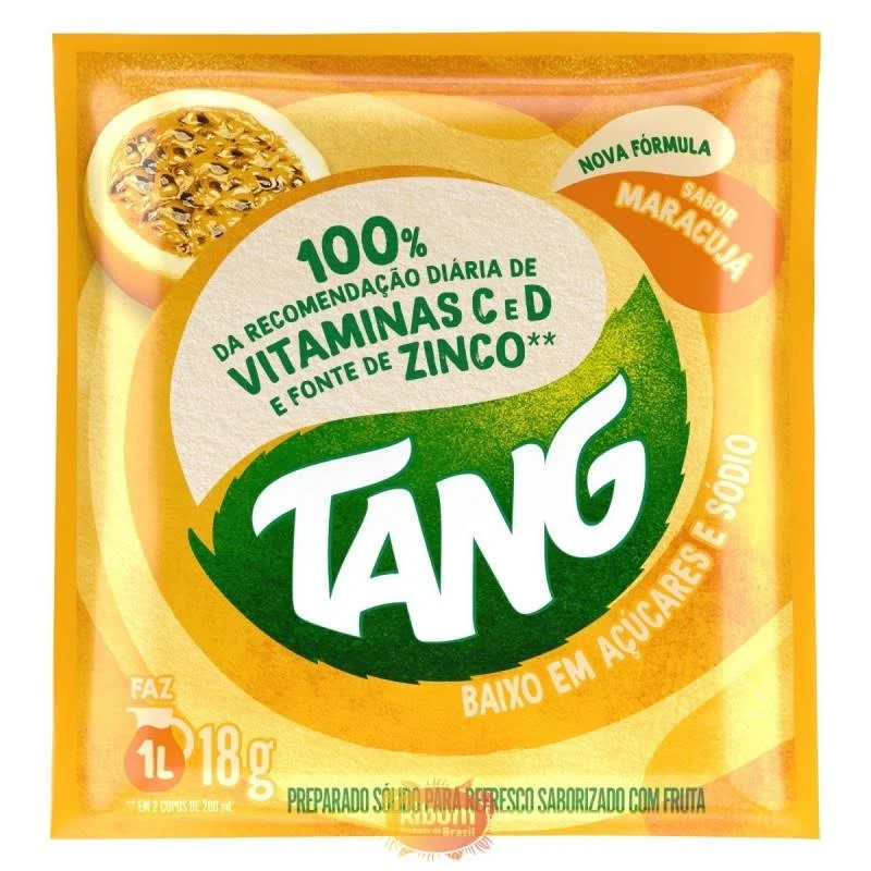 Refresco em pó de  Maracujá Tang 18g