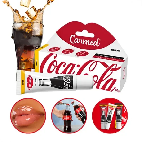 Hidratante Labial Carmed Coca Cola Incolor  110g