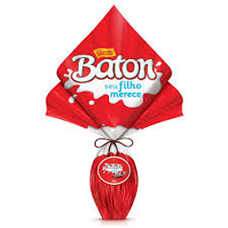 Ovo de Páscoa Baton Garoto 212g 