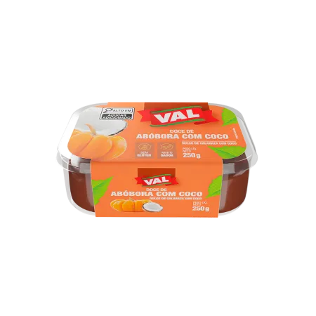 Doce de Abóbora Val  Com Coco 250g