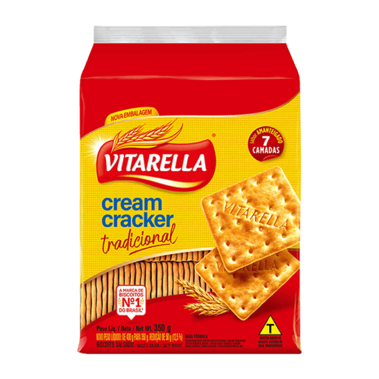 Cream  Cracker  Vitarella Tradicional 350g 