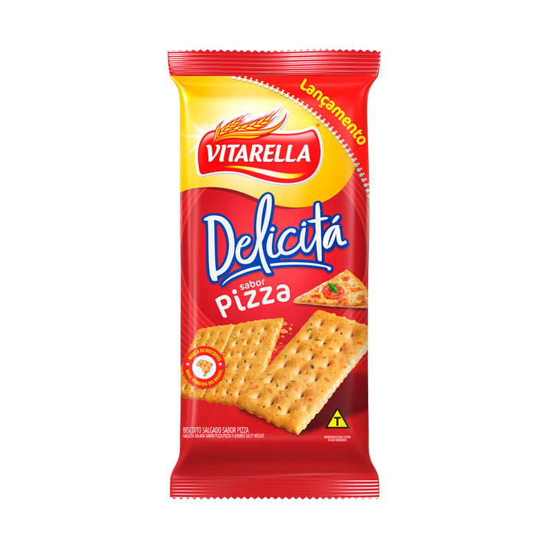 Biscoito Salgado 138g Delicitá Pizza