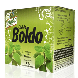 Chá Boldo Barão 10 Saquetas 