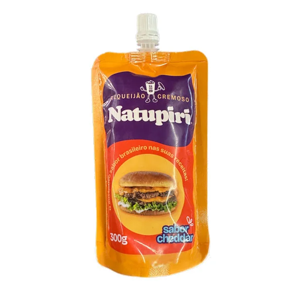 requeijão cremoso Natupíri Cheddar 300g